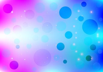 Abstract vector background bokeh