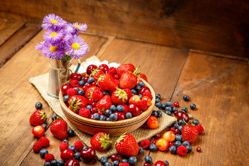 Fresh summer berries