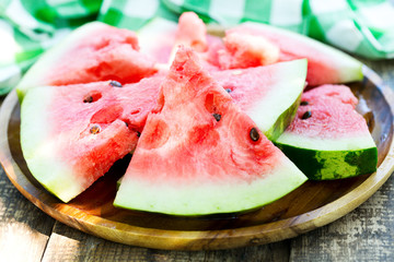 slices of watermelon