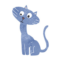 retro cartoon cat