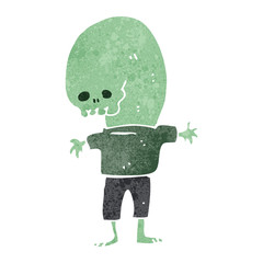 retro cartoon mutant man