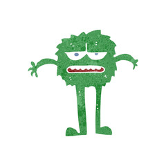 retro cartoon little imp