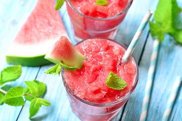 Watermelon smoothie.