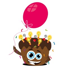 urodziny,życzenia,kartka,tort,balon