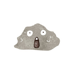 retro cartoon funny rock