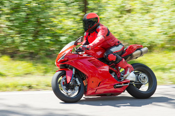 Motorbike racing
