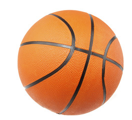 Basketball isolated on white background