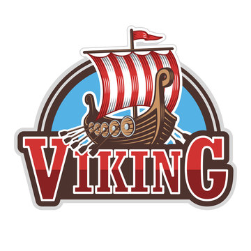 Viking Ship Sport Logo