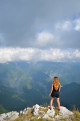 Naklejka premium Sulle cime appenniniche dei Monti Simbruini. Lazio - Italia