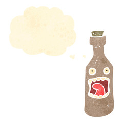 Retro cartoon with texture. Isolated on White.