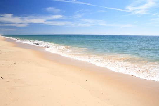 Sandy beach in Algarve, Portugal