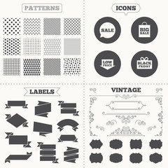 Sale speech bubble icon. Black friday symbol