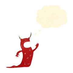 retro cartoon devil
