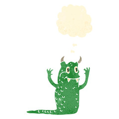 cartoon little monster