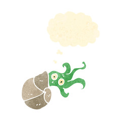 cartoon nautilus squid