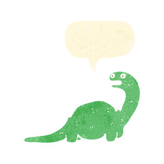 friendly dinosaur cartoon character