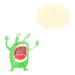 Retro cartoon with texture. Isolated on White.