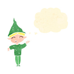 Retro cartoon with texture. Isolated on White.