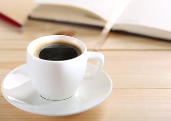 Coffee house or restaurant table