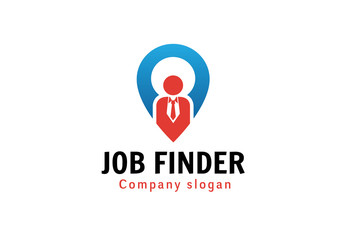  Job Finder Logo template