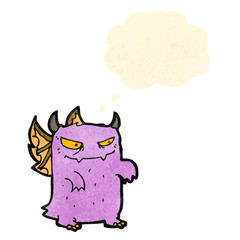 cartoon little monster