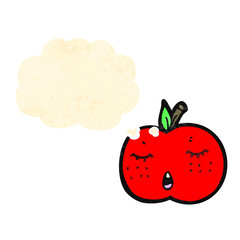 cute cartoon apple