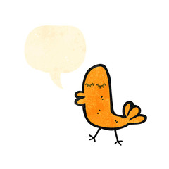 Retro cartoon with texture. Isolated on White.