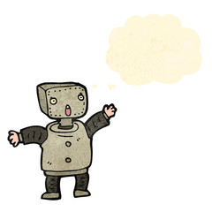 funny cartoon robot