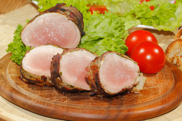 Schweinefilet, Schweinemedaillons, gegrillt, Schweinefleisch, Fl