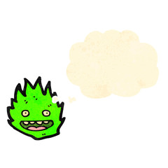 little green flame cartoon