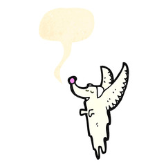 cartoon ghost dog