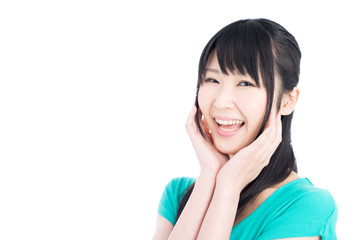 Fototapeta premium 笑顔の女性