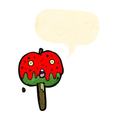 cartoon toffee apple