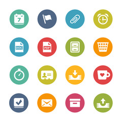 Office Icons, Circle Series