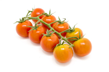 Fresh tomato isolated on a white background