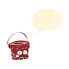 cartoon bucket