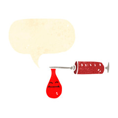 cartoon medical needle