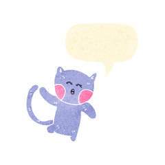 retro cartoon cat