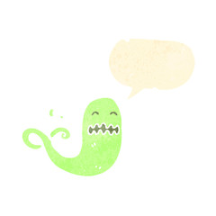 retro cartoon ghost