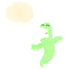 retro cartoon ghost