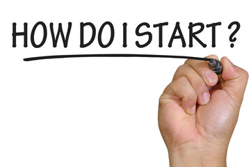 hand writing how do i start