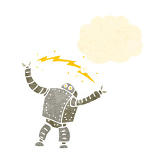 cartoon robot