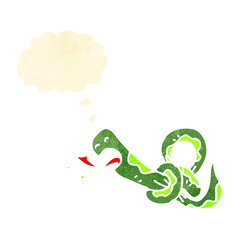 cartoon knotted snake