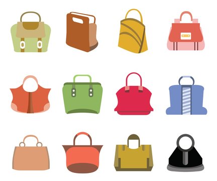 fashion bag icons