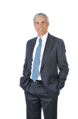 Standing Businessman with hands in pockets