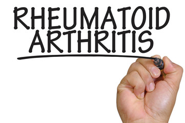 hand writing rheumatoid arthritis