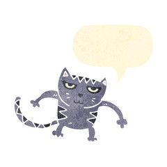 retro cartoon cat