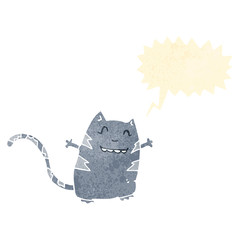 retro cartoon cat