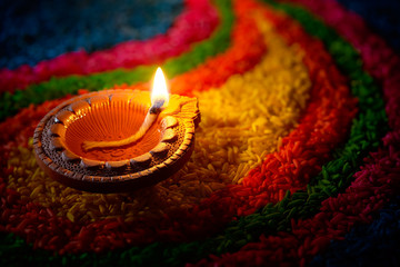 Diwali oil lamp