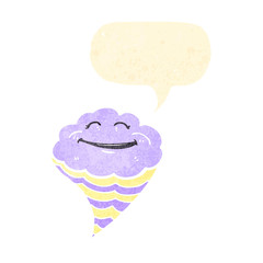 retro cartoon cloud